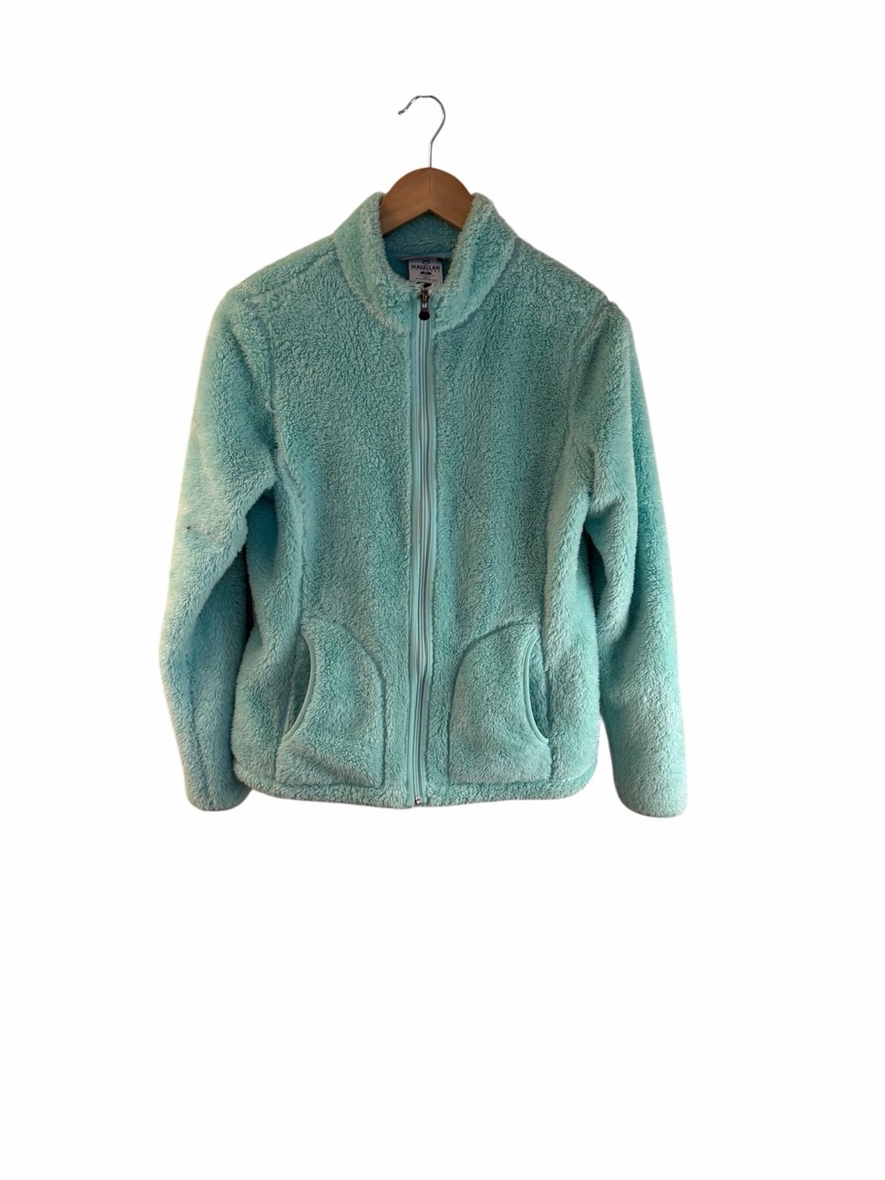 Magellan Outdoors Soft Teal Fleece Jacket - Teal/Aqua